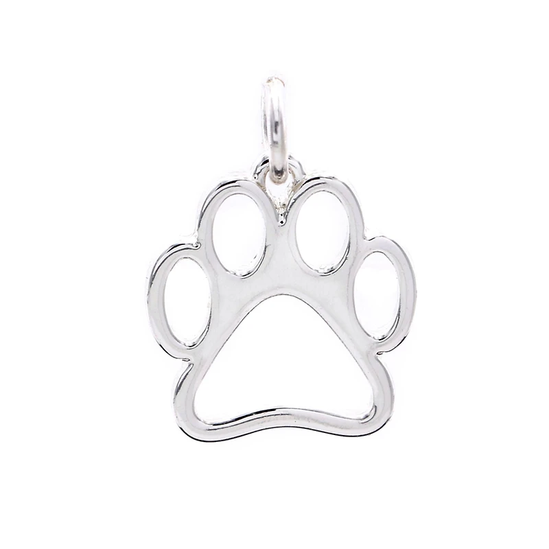 Charmalong™ Silver Plated Paw Charm by Bead Landing™