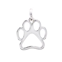 Charmalong™ Silver Plated Paw Charm by Bead Landing™