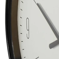 20" Glass Contemporary Wall Clock