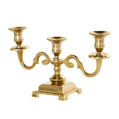 Aluminum Scrolled Candelabra