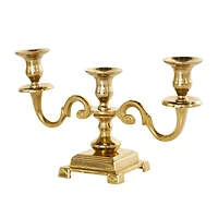 Aluminum Scrolled Candelabra