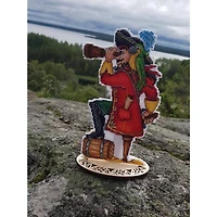 MP Studia Brave Pirate Plastic Canvas Counted Cross Stitch Kit