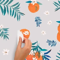 RoomMates Orange Blossom Peel & Stick Wall Decal Set