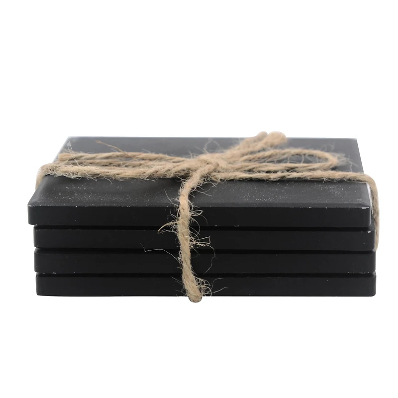 Black Ceramic Coasters, 4ct. by Make Market®