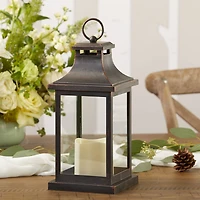 Kate Aspen® Copper Hampton LED Vintage Decorative Lantern