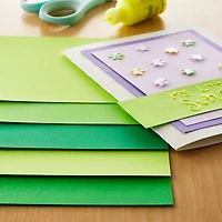 Feathered Green 4.5" x 7" Cardstock Paper by Recollections™, 100 Sheets