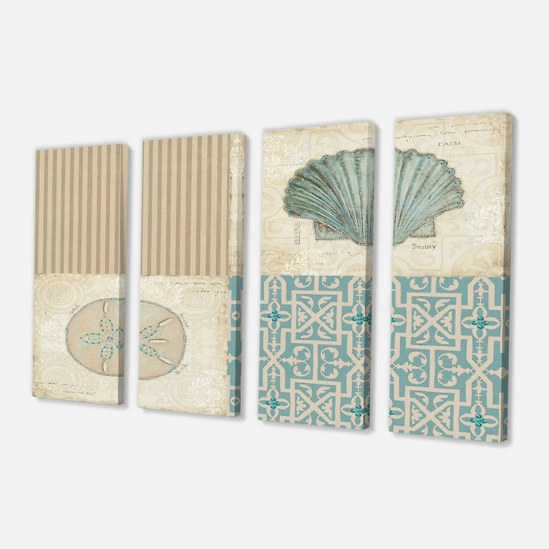 Designart - Beach Treasures Collage I