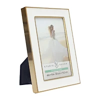 Expressions™ White with Gold Outline Wall Frame by Studio Décor