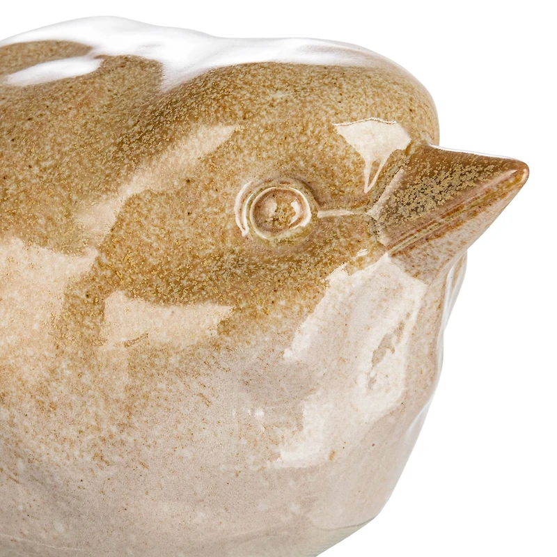 Hello Honey® Tan Ceramic Bird Figurine Set