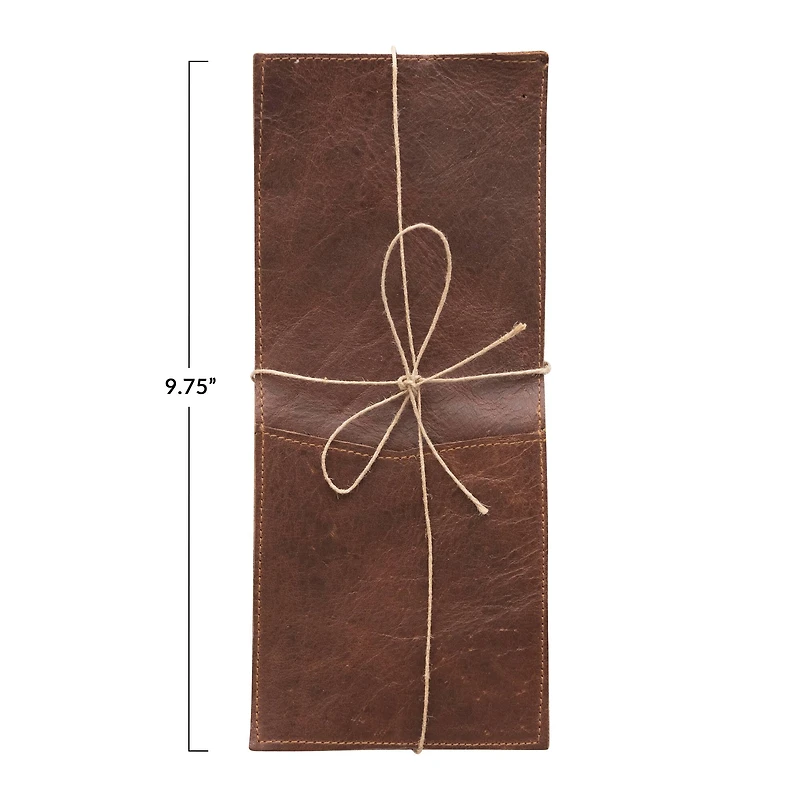 Hello Honey® Leather Cutlery Sleeve