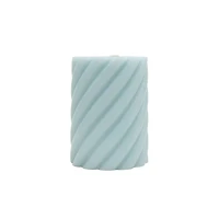 Lightly Fragranced Twist Pillar Candle by Ashland