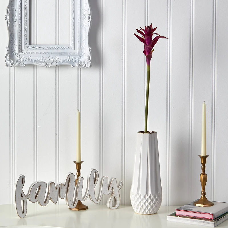 Pink Star Bromeliad Artificial Flower Stem, 6ct.