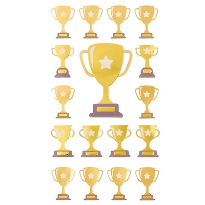 Gold Trophy Dimensional Stickers by Recollections™