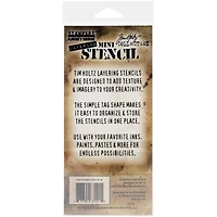 Stampers Anonymous Tim Holtz® Mini #48 Layering Stencil Set