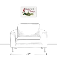 No Place Like Gnome for the Holidays Canvas Wall Art