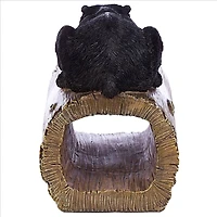 Design Toscano 9" Black Bear Gutter Guardian Downspout Statue