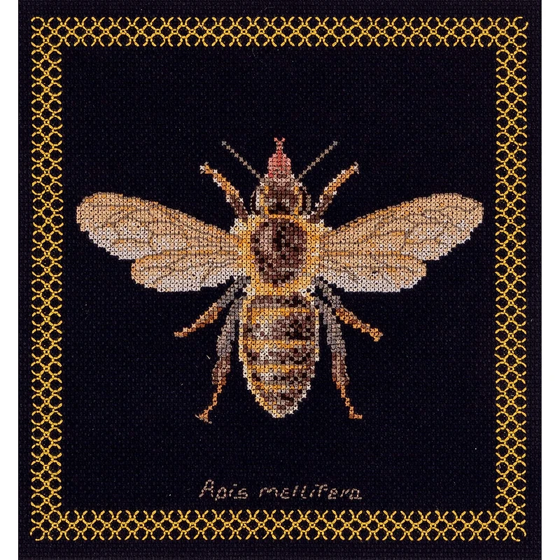 Thea Gouverneur Honey Bee Cross Stitch Kit