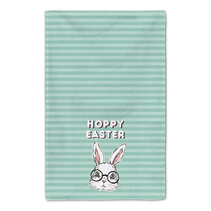 Bunny With Glasses 16" x 25" Tea Towel - Set of 2