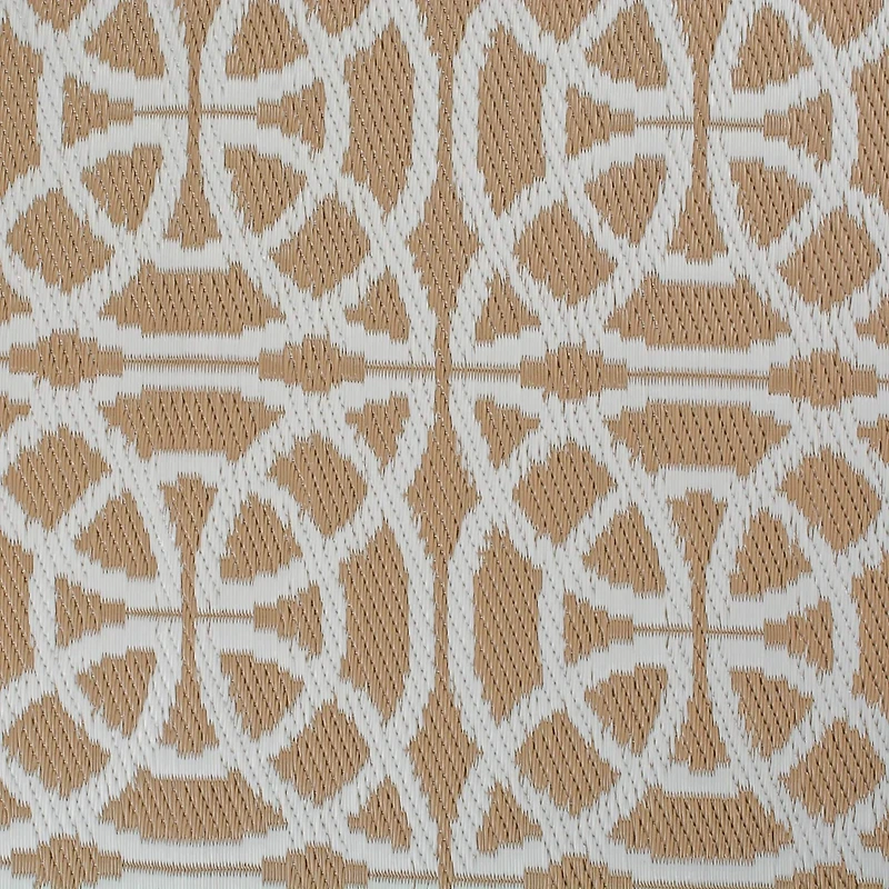 DII® Taupe Infinity Circle Outdoor Rug, 4ft. x 6ft.