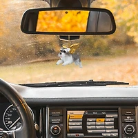 Design Toscano Honor the Pooch Mini Schnauzer Angel Ornament