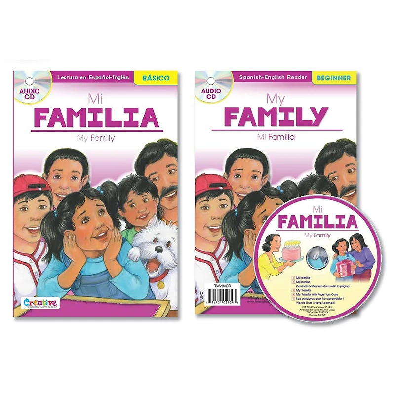 Spanish-English Readers with audio CD bundle set