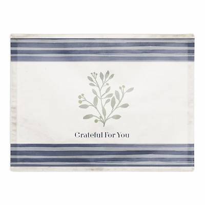 Grateful for You 14" x 18" Cotton Twill Placemat
