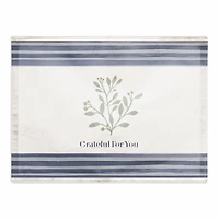 Grateful for You 14" x 18" Cotton Twill Placemat