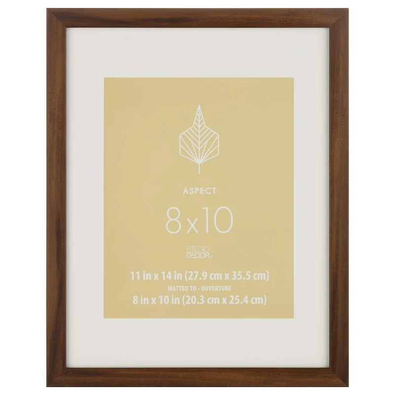 8 Pack: Rustic 8" x 10" Frame with Mat, Aspect by Studio Décor®
