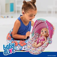 509 Crew Baby Alive Pink and Rainbow Deluxe Doll Car Seat