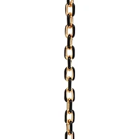9.5" Gold & Black Enamel Cable Trucker Hat Chain by Make Market®