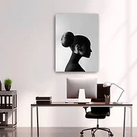Neck Up Canvas Giclee