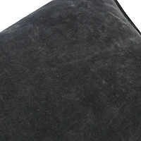 Hello Honey® Charcoal Gray Velvet Pillow Cover