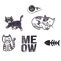 Cats Wood Stamp Set by Recollections™