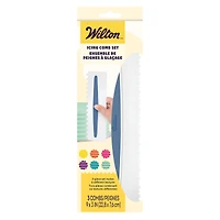 Wilton™ 3-Piece Icing Smoother Comb Set