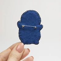 Crystal Art Beadwork Penguin Brooch Kit