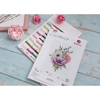 Luca-S Anemone Counted Cross Stitch Kit