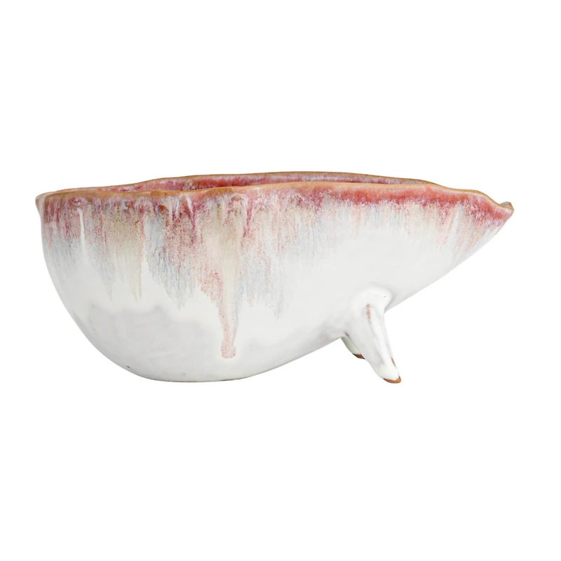 Hello Honey® 6.5" Berry Stoneware Footed Bowl