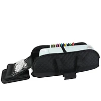 Everything Mary Black Rolling Craft Tote for Cricut, Brother, & Silhouette Machines