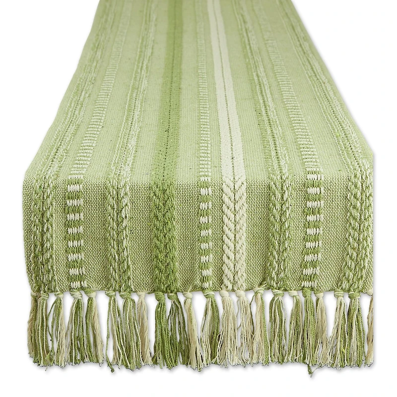 DII® 72" Braided Stripe Table Runner