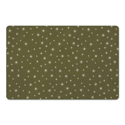 Green Twinkle Floor Mat