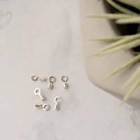 1.7mm Sterling Silver Crimp Endings, 6ct. by Bead Landing™