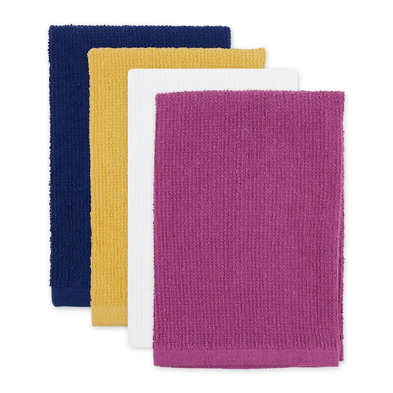 DII® Assorted Bold Barmop Dishtowel (Set of 4)