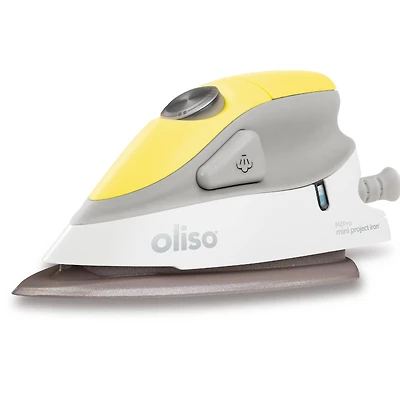 oliso M2Pro Butterscotch Mini Project Iron with Solemate™ Silicone Trivet