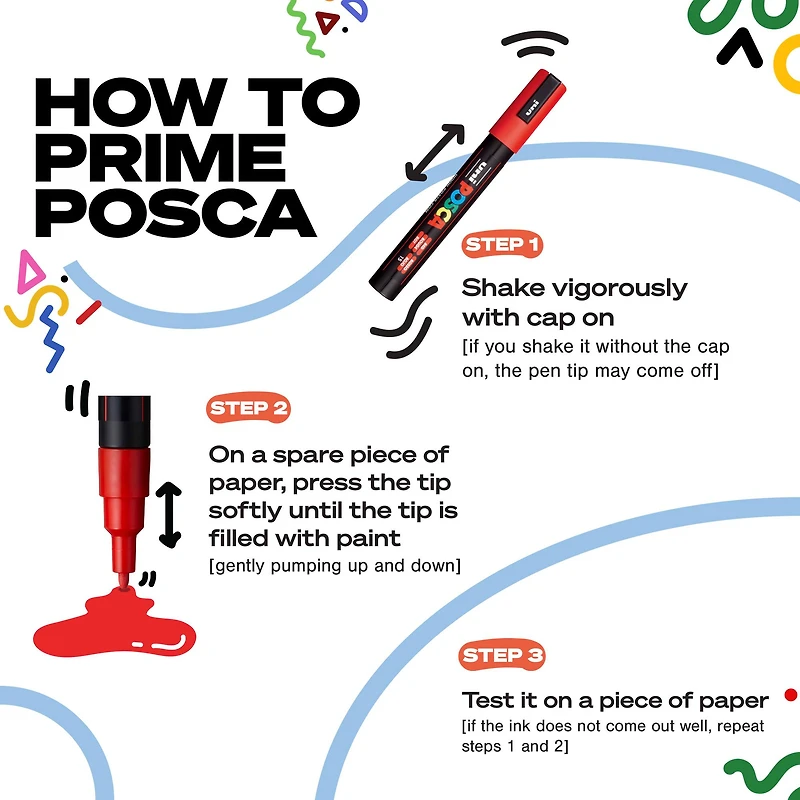 POSCA® PC-5M Medium Metallic Paint Markers