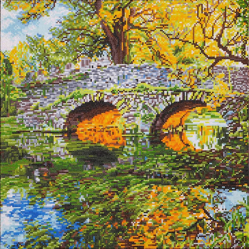 Diamond Dotz® Advanced Country Bridge Diamond Painting Kit