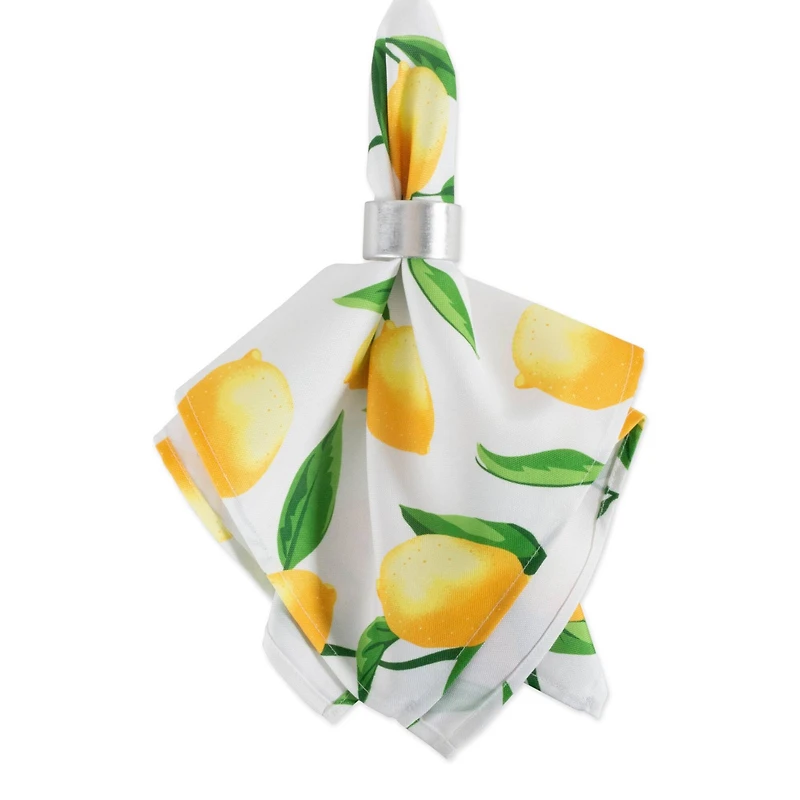 DII® Lemon Bliss Print Outdoor Napkins, 6ct.