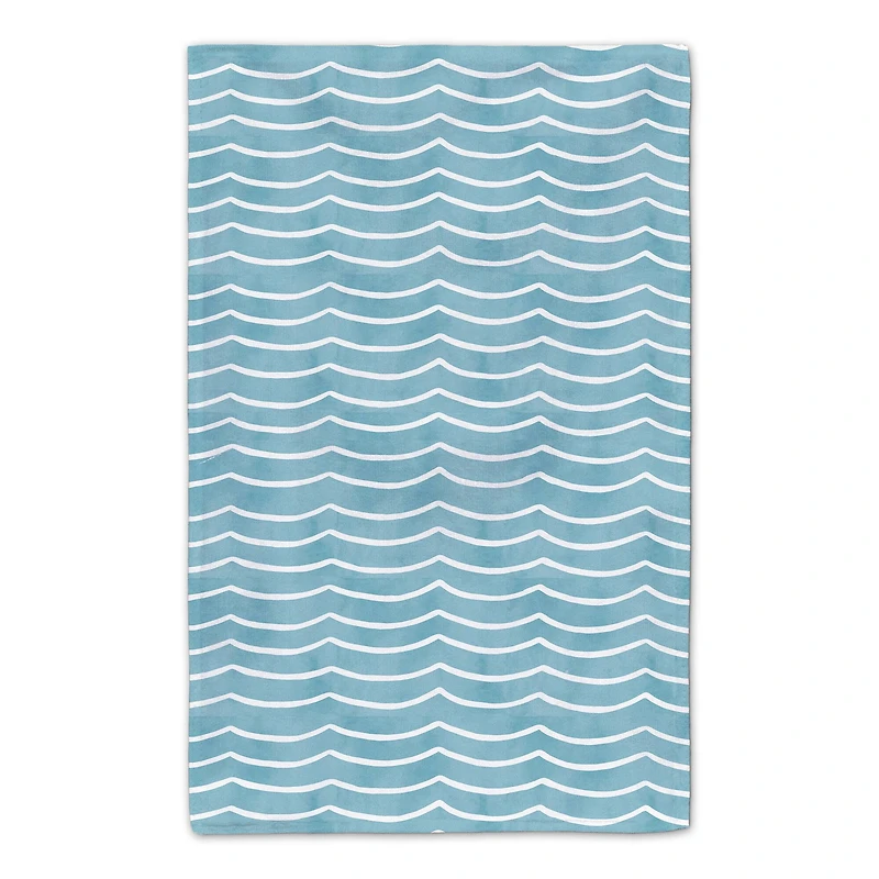 Happiness Comes in Waves Tea Towel Set