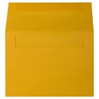 JAM Paper A6 Gold Yellow Invitation Envelopes, 100ct.