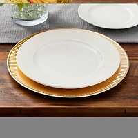 Gold Banded Charger by Celebrate It™