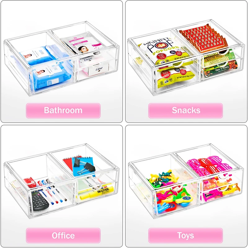 Sorbus -Drawer Extra Large Acrylic Cosmetic Organizer